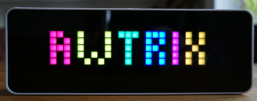 Ulanzi Smart Pixel Clock + AWTRIX Light + HomeAssistant